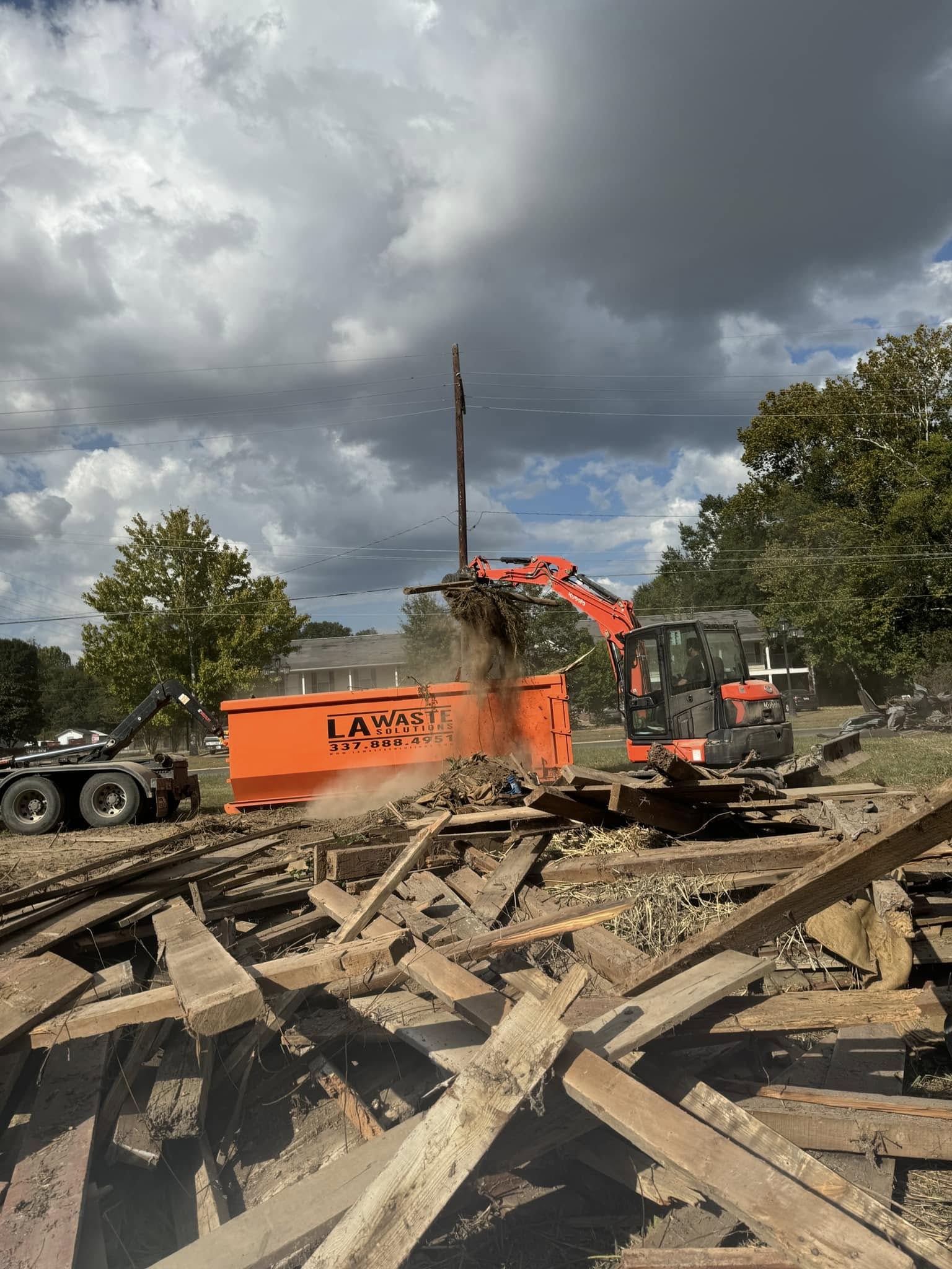 la waste solutions - demolition roll-off container rentals
